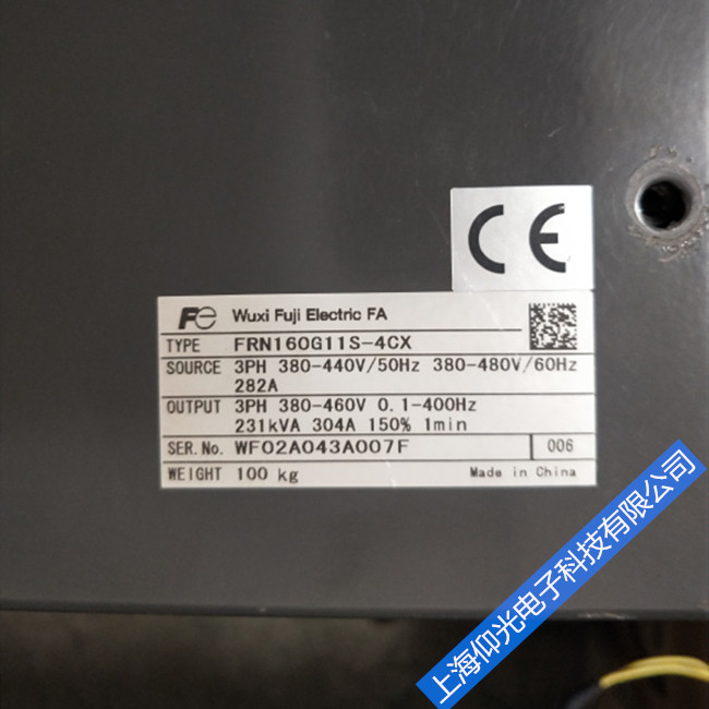 ��ʿ160kw׃�l���S��FRN160G11S-4CX�󾯴��aOL1 OL2�����v��