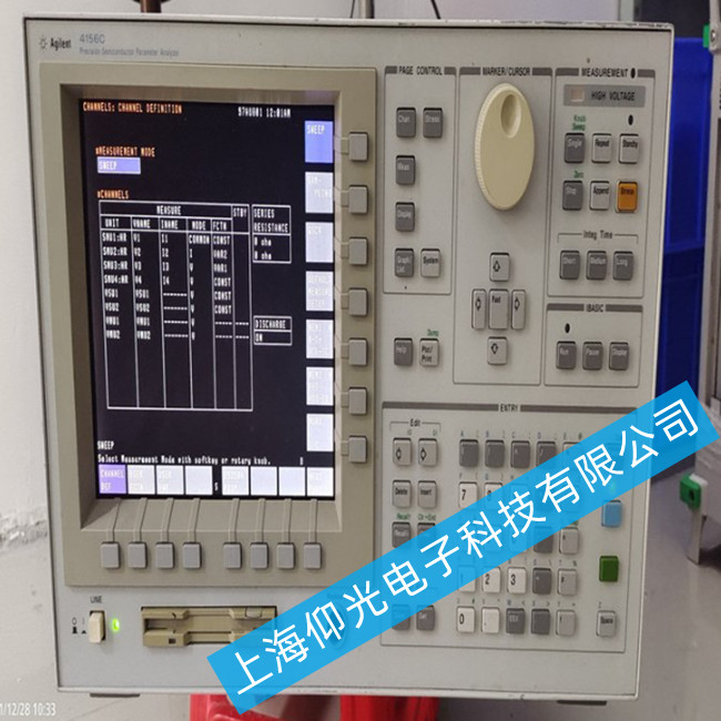 ���݂�Agilent 4156C ���ܰ댧�w����(sh��)�����x����������ԓ��ξS��̎��